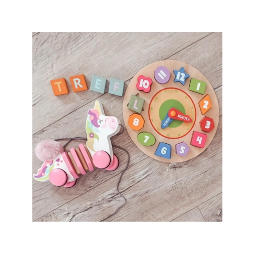 Sorter Kształtów. Tik Tak Czasu Znak