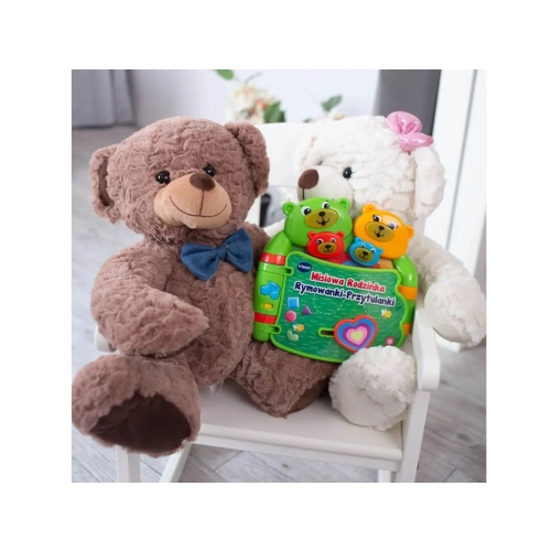 Książeczka Interaktywna Misiowa Rodzinka Rymowanki Przytulanki Vtech 60993