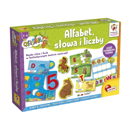 Alfabet, słowa i liczby LISCIANI 61136