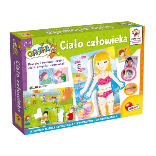 Carotina Gra Edukacyjna Ciało człowieka LISCIANI 61167