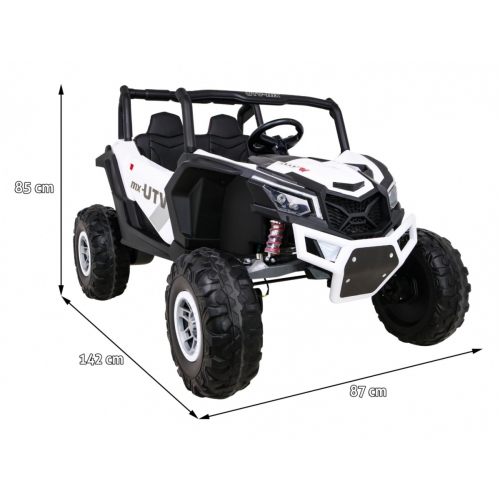 Duży Buggy dla dzieci UTV - MX Biały xmx-613