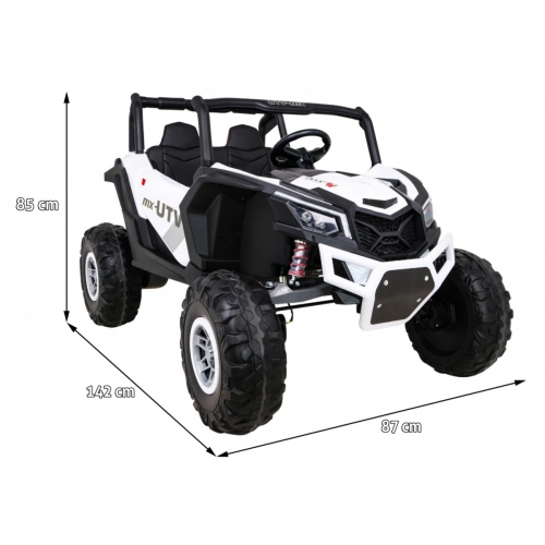 Duży Buggy dla dzieci UTV - MX Biały xmx-613
