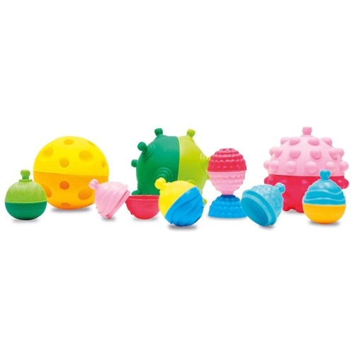 Zestaw Kulko - Klocków 15el. 3 Odkrywcze Kule Lalaboom 61360