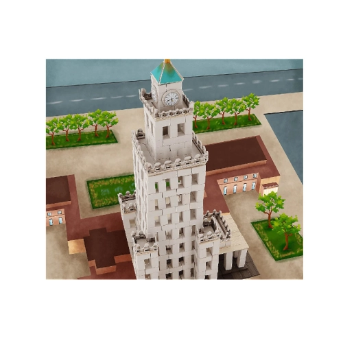 Pałac Kultury i Nauki  buduj z cegły