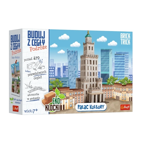 Pałac Kultury Brick Trick Buduj z Cegły Trefl 61546