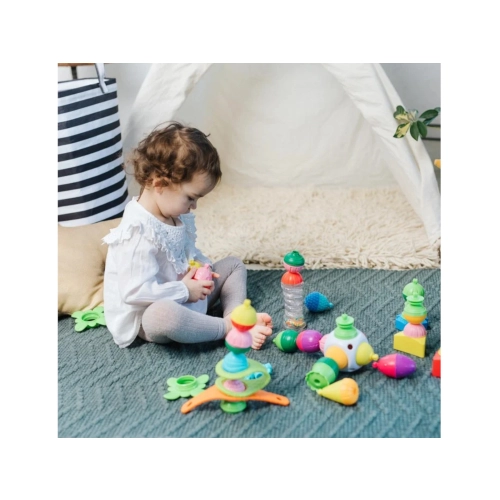 Zestaw Kulko - Klocków Zwierzęta leśne 21el. Lalaboom 61676