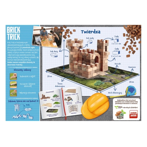 Twierdza Brick Trick Buduj z Cegły Trefl 61540