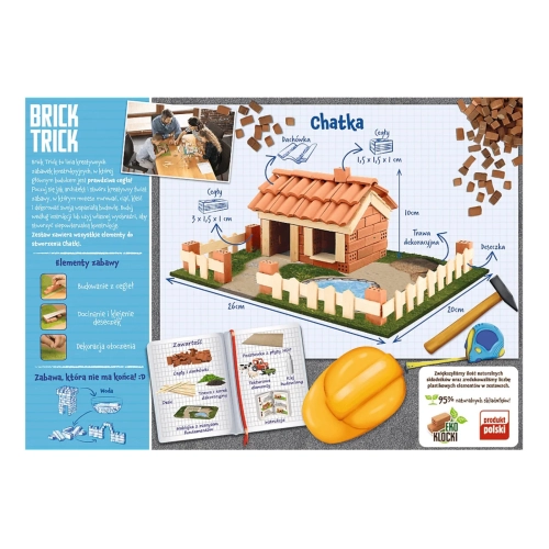 Chatka Brick Trick Buduj z Cegły Trefl 61541