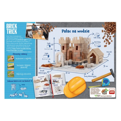 Pałac na wodzie Brick Trick Buduj z Cegły Trefl 61545