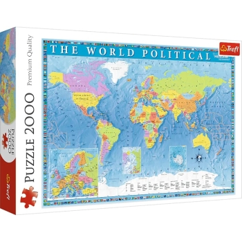 Puzzle 2000el. Polityczna Mapa Świata TREFL 27099