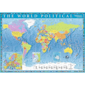 Puzzle 2000el. Polityczna Mapa Świata TREFL 27099