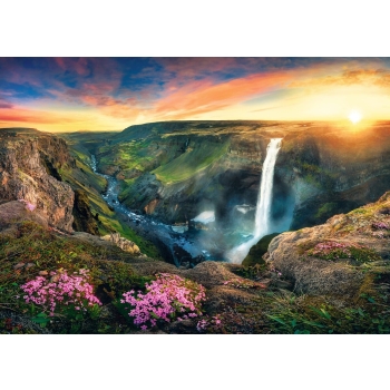 Puzzle 2000el. Wodospad Haifoss, Islandia Trefl 27091