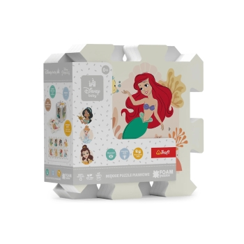 Puzzle piankowe mata układanka puzzlopianka Księżniczki Disney Trefl 61605