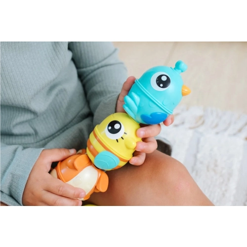 Zestaw Kulko - Klocków Zwierzątka leśne 6el. Lalaboom 61677