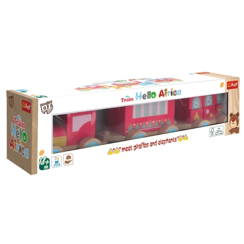 Zabawka Drewniana Pociąg Afryka 61695