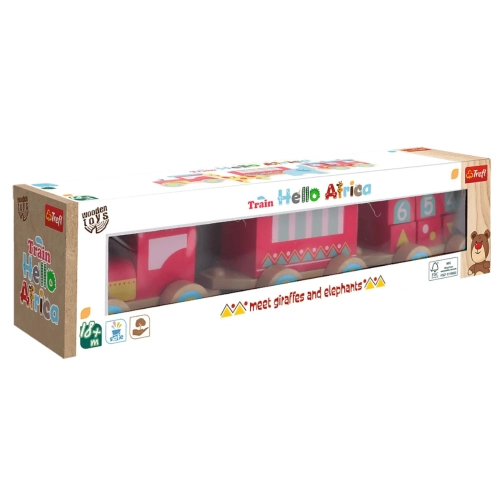 Zabawka Drewniana Pociąg Afryka 61695