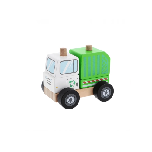 Zabawka Drewniana - Samochód Śmieciarka 61764