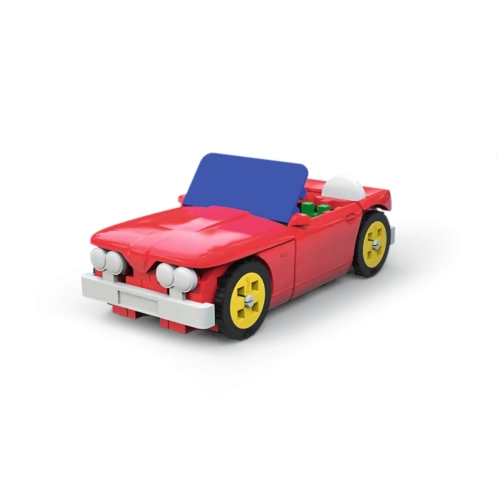 Zestaw Klocków Konstrukcyjnych Connect 2w1 Kabriolet / Dostawczak Trefl 61970