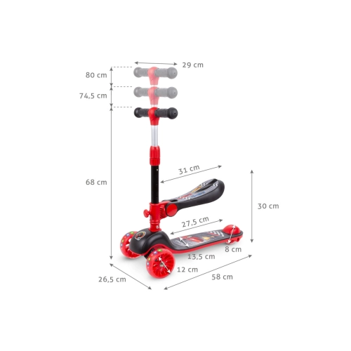 Hulajnoga Balansowa z Siodełkiem Rimba Race 6214
