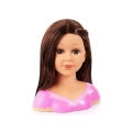 Lalka głowa do stylizacji brunetka Charlene Super Model Bayer 6238