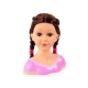 Lalka głowa do stylizacji brunetka Charlene Super Model Bayer 6238