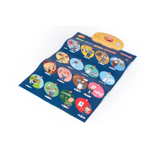 Interaktywne Edukacyjne plakaty zwierzęta i zawody Dumel 62388