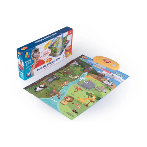 Interaktywne Edukacyjne plakaty zwierzęta i zawody Dumel 62388