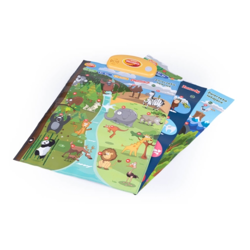 Interaktywne Edukacyjne plakaty zwierzęta i zawody Dumel 62388