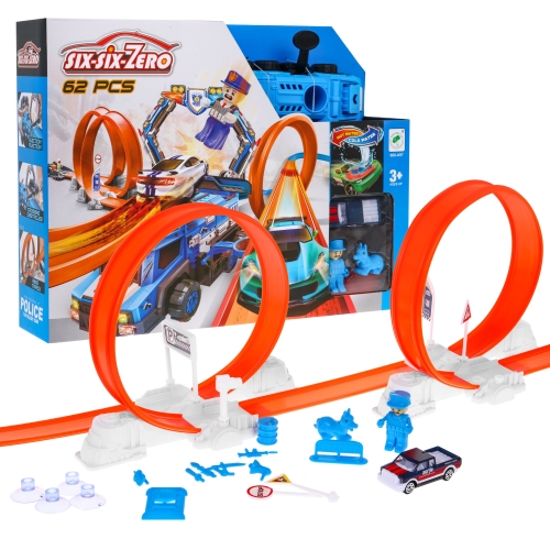 Ekstramalny tor wyścigowy dla dzieci 2 pętle wyrzutnia 660-A97