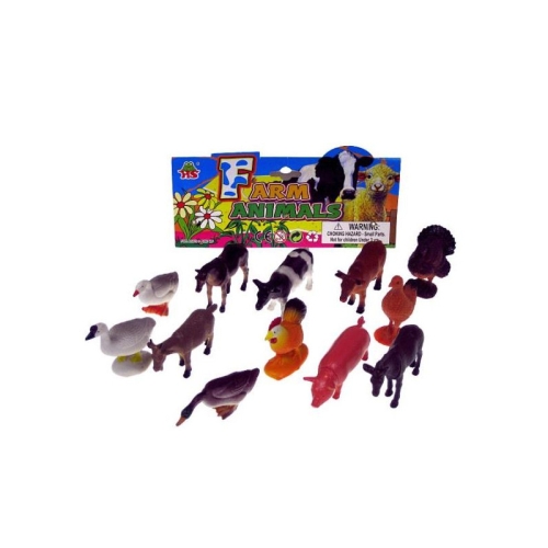 Zwierzęta Domowe 12szt 10cm w Worku HIPO 6667