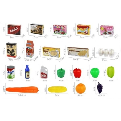 Sklep Supermarket dla dzieci akcesoria 668-03