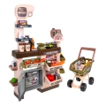 Interaktywny supermarket dla dzieci Wózek Kasa Terminal światła dźwięki 668-105