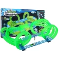 Świecący w ciemności Tor wyścigowy dla dzieci Pętle 360 6688-611
