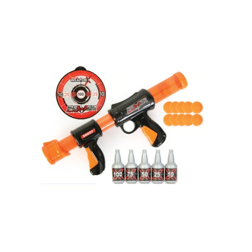 Bezpieczny Pistolet na kulki piankowe z Tarczą Zestaw 668A-5