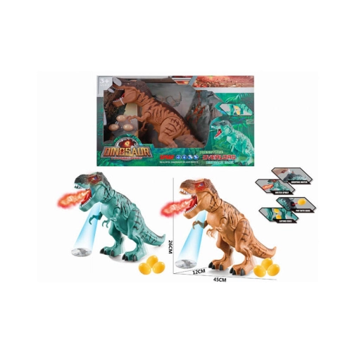 Dinozaur Na Baterie Ziejący Dymem z Projektorem 46cm 7160389