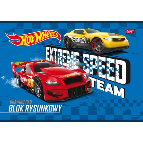 Blok rysunkowy A4 Hot Wheels 6852