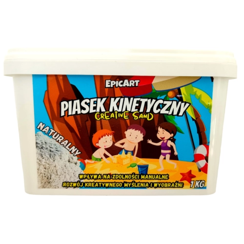 Piasek kinetyczny 1kg naturalny 7206