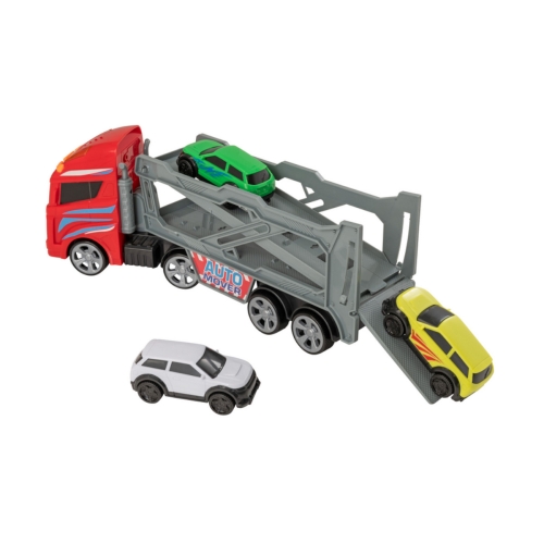 Dumel Flota Miejska Laweta z samochodami 4-pak HT73661