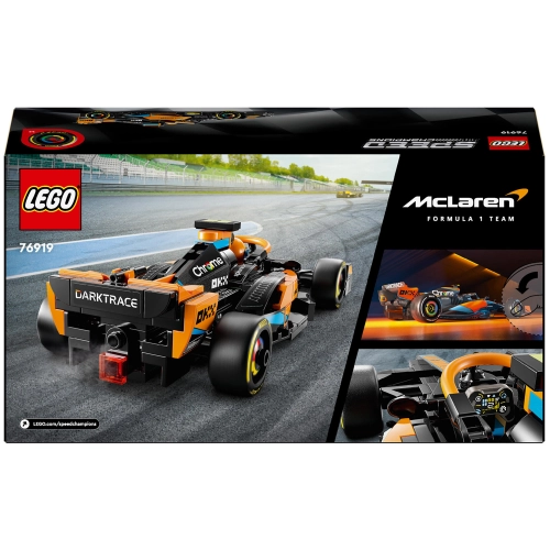 Lego Speed Champions Samochód wyścigowy McLaren Formula 1 wersja 2023 76919