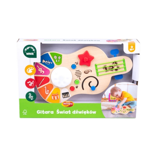Drewniana Gitara świat dźwięków Dumel DD76004