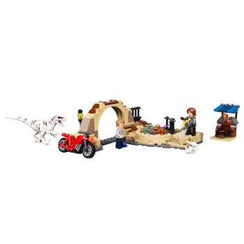 Lego Atrociraptor: pościg na motocyklu 76945