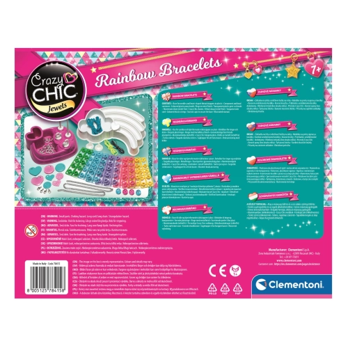 Crazy Chic Multicolor Kolorowe Bransoletki Clementoni 78415