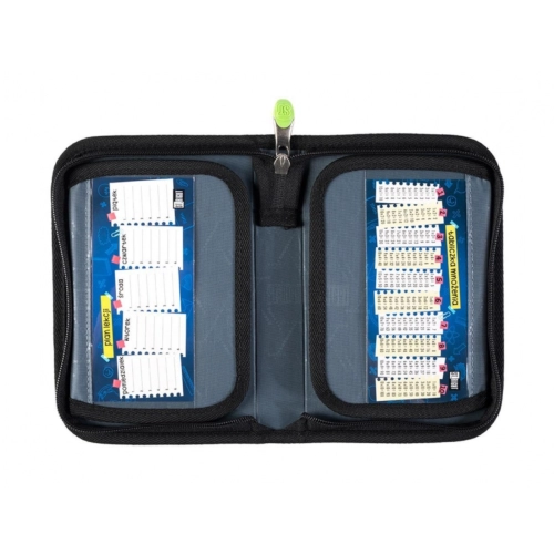 Piórnik dwuklapkowy bez wyposażenia