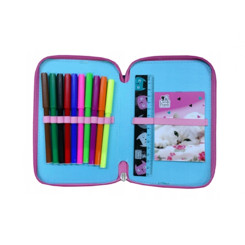 Piórnik z Wyposażeniem Dwukomorowy