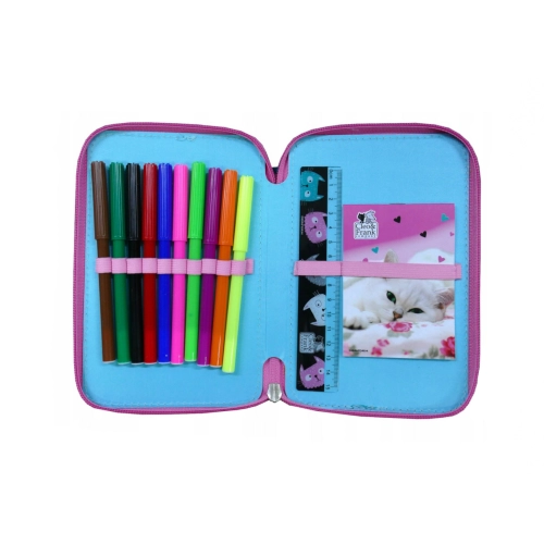 Piórnik z Wyposażeniem Dwukomorowy