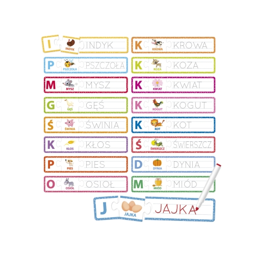 Carotina Gra edukacyjna bawię się, czytam i piszę farma LISCIANI 79940