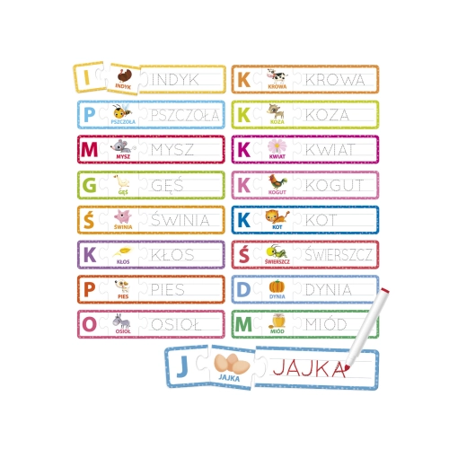 Carotina Gra edukacyjna bawię się, czytam i piszę farma LISCIANI 79940