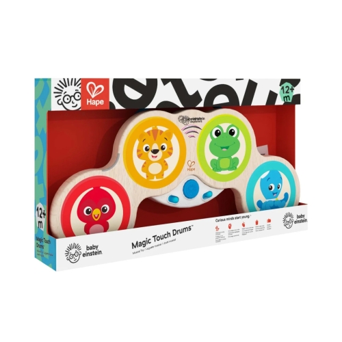Zabawka drewniana Magiczne dotykowe bębenki 800803