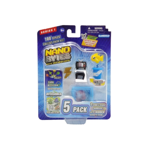 Zestaw NANOBYTES 5 Figurek Gra QR 8014