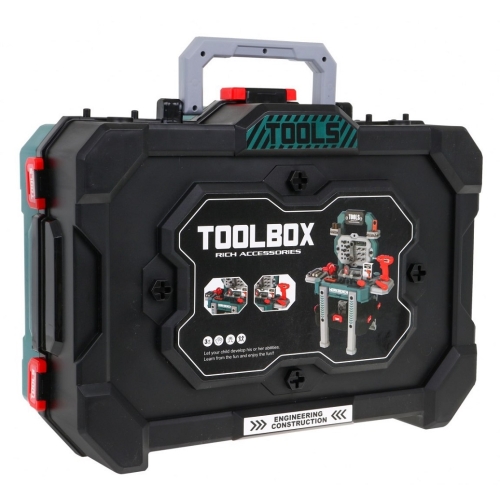 Zestaw majsterkowicza 2w1 niebieski Walizka + stojak  8028B